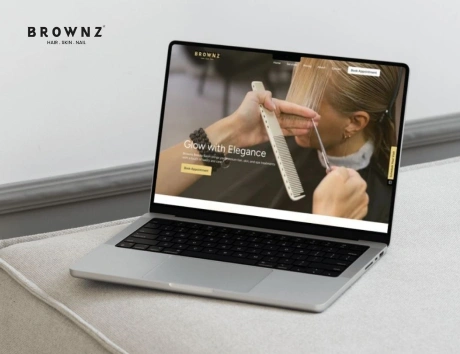 Brownz Salon website