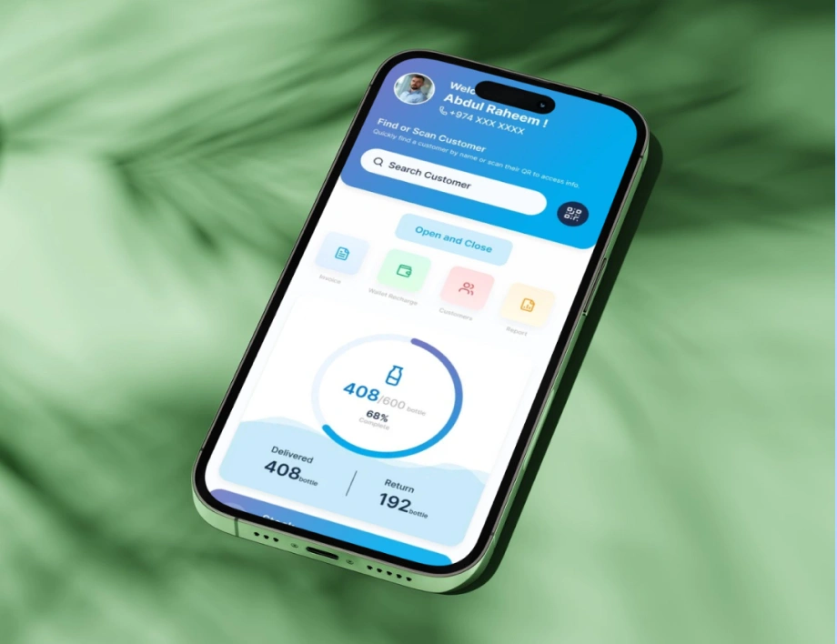 qater water supply iOS app Screenshot 2