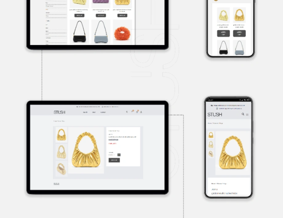 stush e-commerce website